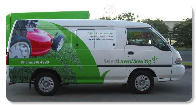 Select Lawn Mowing Van